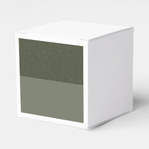 Moss Green Split Favour Box Design – Customisable