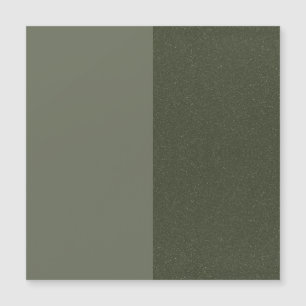 Moss Green Split Panel Magnetic Card –Customisable