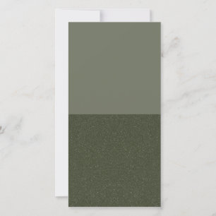Moss Green Split Save Date Card – Customisable