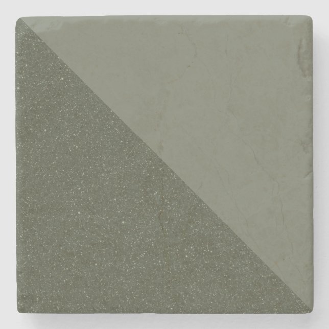 Moss Green Split Stone Coaster (Front)