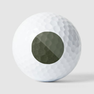 Moss Green Split Texture Golf Ball