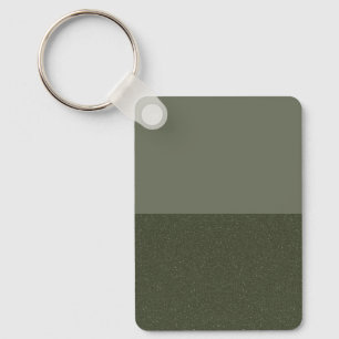 Moss Green Split Texture Keychain – Customisable