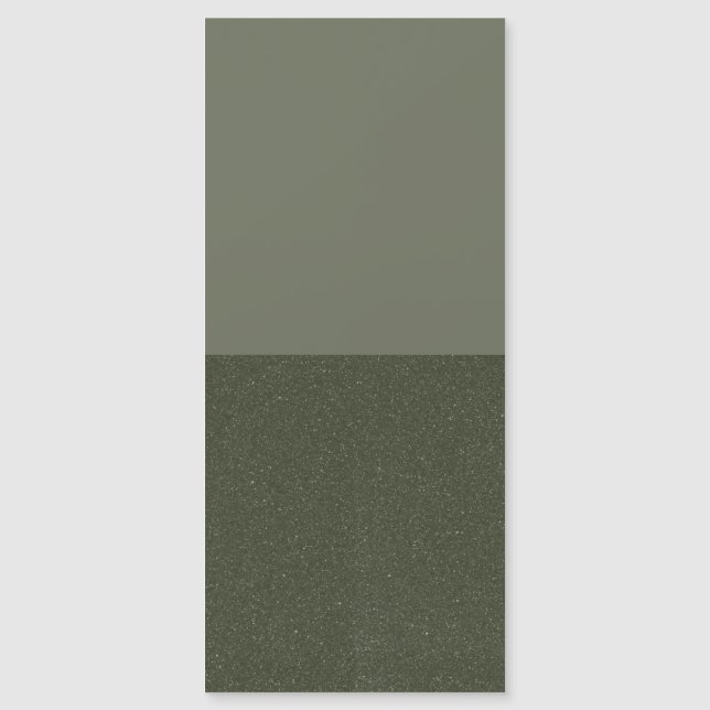 Moss Green Split-Texture Magnetic Card – Customise (Front)
