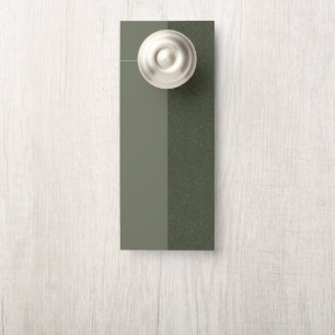 Moss Green Split Textured Door Hanger – Customise