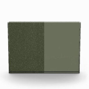 Moss Green Split Tone Photo Block