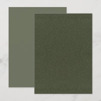 Moss Green Texture Enclosure Card – Customisable