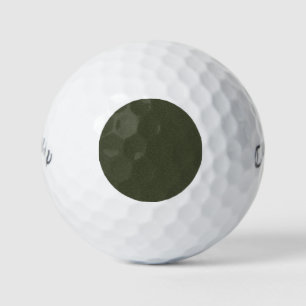 Moss Green Texture Golf Ball – Custom Print