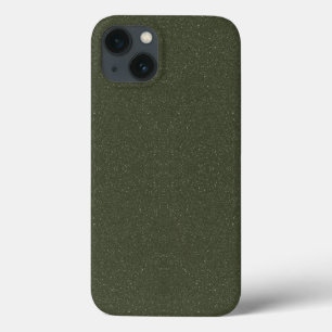 Moss Green Texture iPhone 13 Case – Customisable