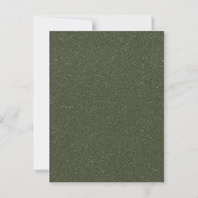 Moss Green Texture Thin Magnetic Card – Customise (Front)