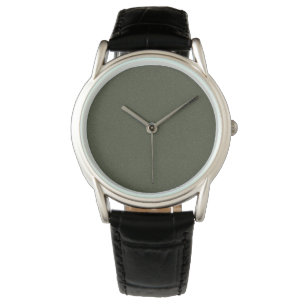 Moss Green Texture Watch – Customisable