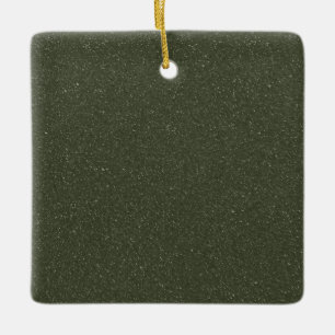 Moss Green Textured Ornament