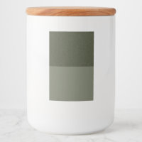 Moss Green Top Label Jar – Customisable Bulk