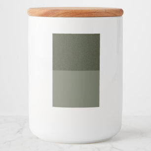 Moss Green Top Label Jar – Customisable Bulk