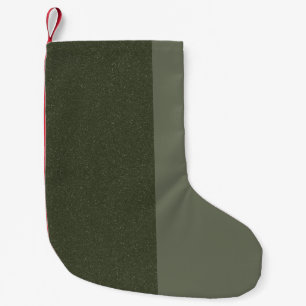 Moss Green Two-Tone Noise Custom Stocking