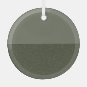 Moss Green Two-Tone Ornament – Custom Gift