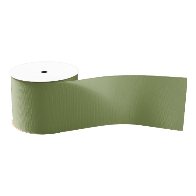 Moss Green Wide Grosgrain Ribbon (Spool)