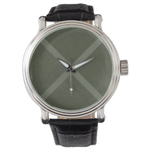 Moss Green X Pattern Custom Watch
