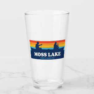 Moss Lake North Carolina Canoe Glass