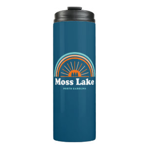 Moss Lake North Carolina Rainbow Thermal Tumbler