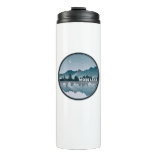 Moss Lake North Carolina Reflection Thermal Tumbler