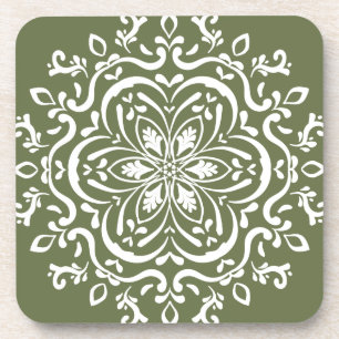 Moss Mandala Coaster