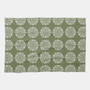 Moss Mandala Tea Towel