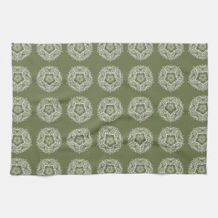 Moss Mandala Tea Towel