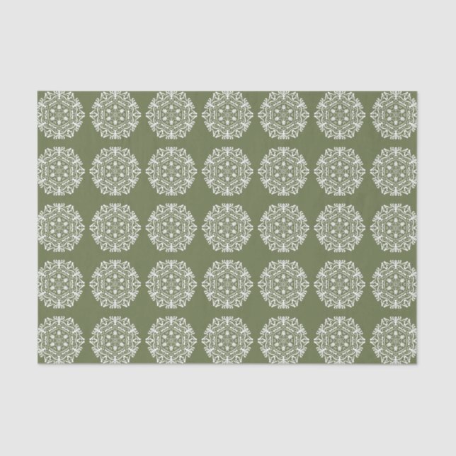 Moss Mandala Tissue Paper (Front)