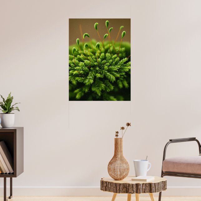 Moss motif poster (Living Room 3)