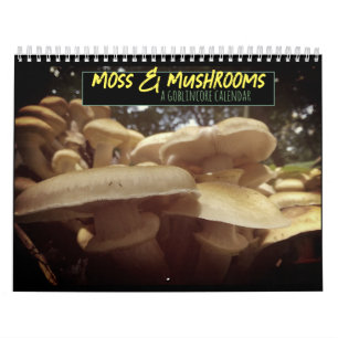 Moss & Mushrooms Goblincore Calendar