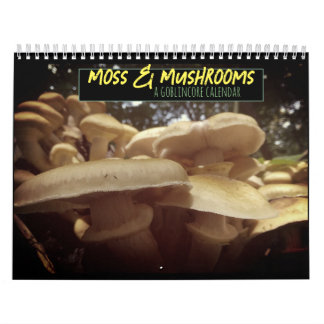 Moss & Mushrooms Goblincore Calendar