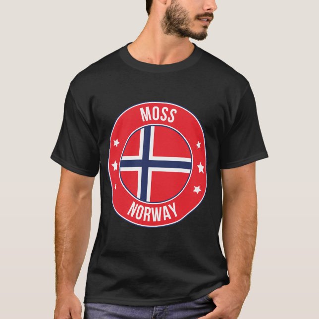Moss, Norway City T-Shirt (Front)
