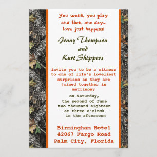 Moss Oak Wedding Invitation