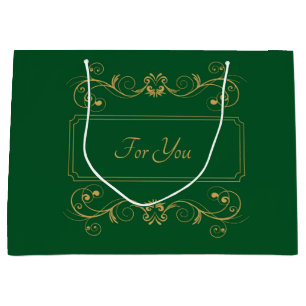 Moss Personalised Large Gift Bag