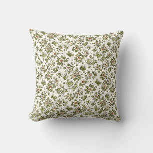 Moss Rose Kawaii Cuties Throw Pillow