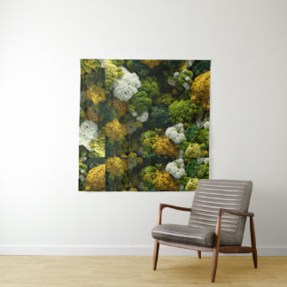 Moss wall , Vintage Floral Borders – Viral Eleganc Tapestry