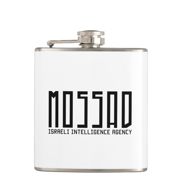 Mossad - Israeli Intelligence Agency - IDF Hip Flask (Front)