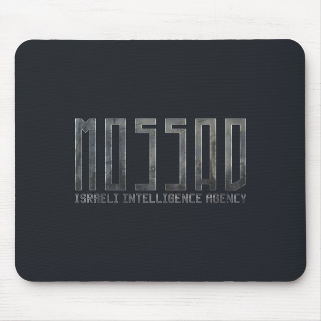 Mossad - Israeli Intelligence Agency Mouse Mat (Front)