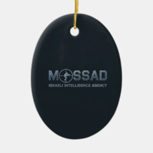 Mossad - Israeli Intelligence Agency - Scope Ceramic Tree Decoration