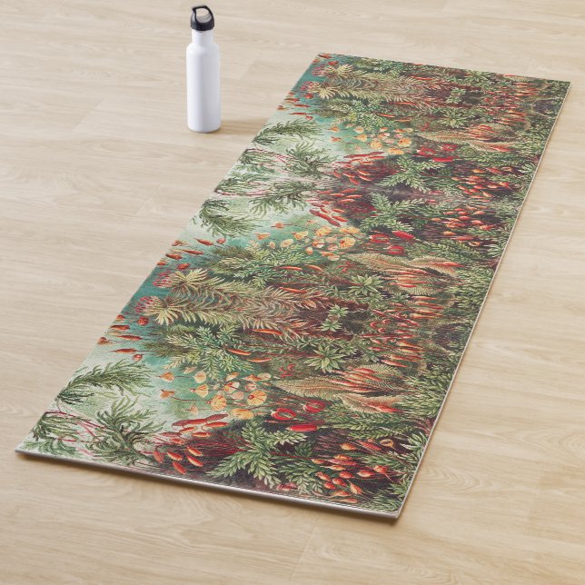 Mosses, Muscinae Laubmoose by Ernst Haeckel Yoga Mat (In Situ)