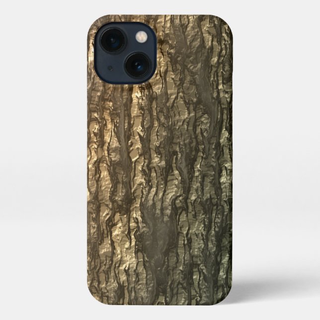 Mossy Bark Camo iPhone Case (Back)