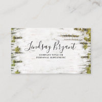 Mossy Birch Bark Rustic Country Woodland
