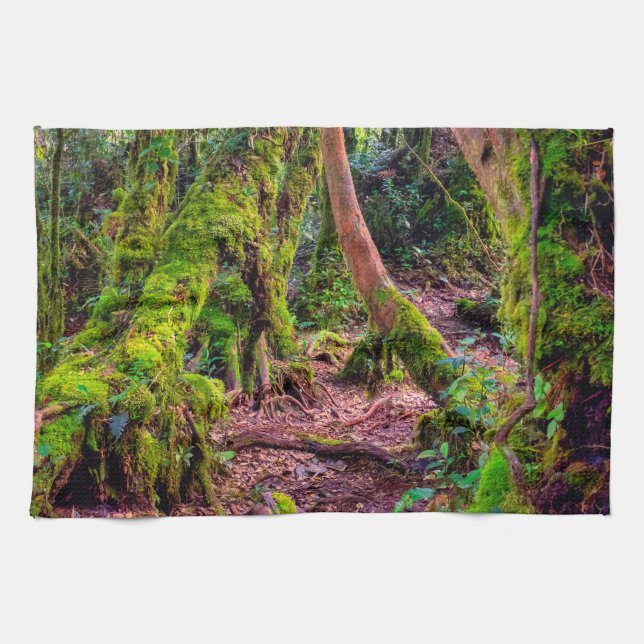 Mossy Forest Tea Towel (Horizontal)