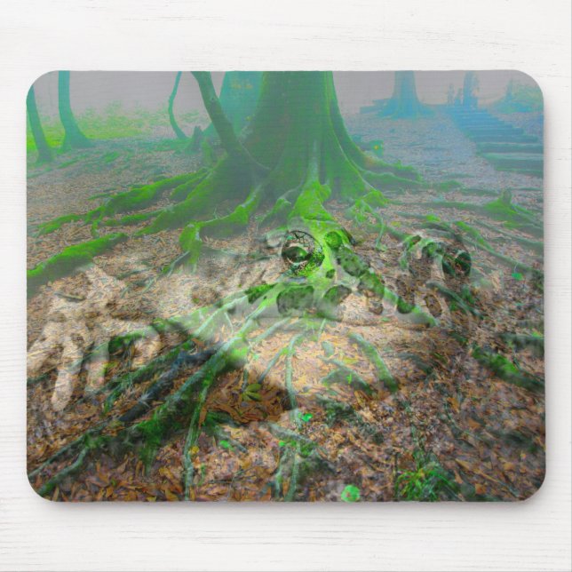 Mossy Frog Mouse Mat (Front)