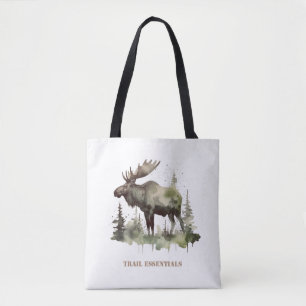 Mossy Moose Wildlife Portrait, custom Tote Bag