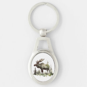 Mossy Moose Wildlife Portrait Key Ring