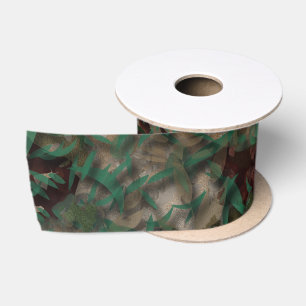 Mossy Woodlands Satin Ribbon