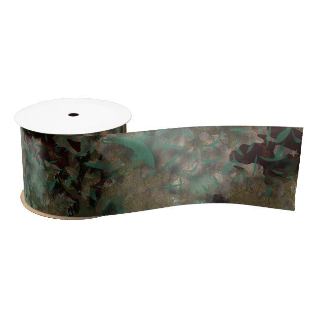 Mossy Woodlands Satin Ribbon (Spool)