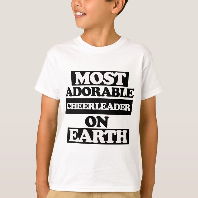 Most adorable cheerleader T-Shirt (Front)