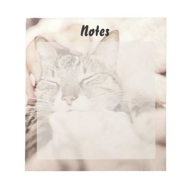 most adorable little cat notepad (Front)
